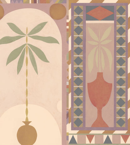 Jungle Arches Mural by Tres Tintas Pink
