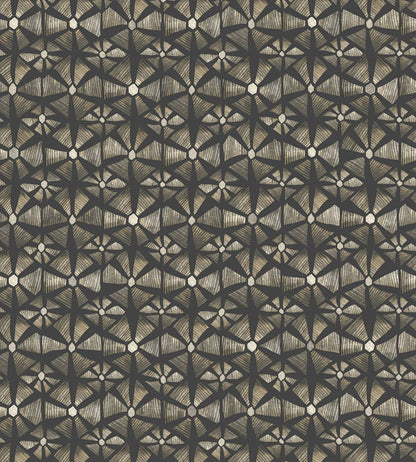 Kalahari Wallpaper by Cole & Son Stone & Charcoal