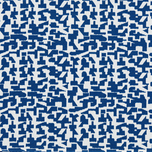 Kaleia Cobalt fabric by Clarke & Clarke