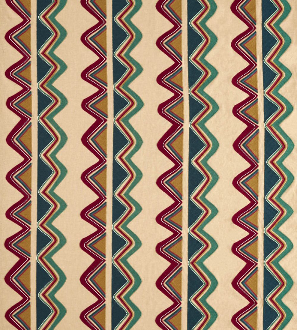 Kaleido Fabric by Harlequin Scarlet/Midnight