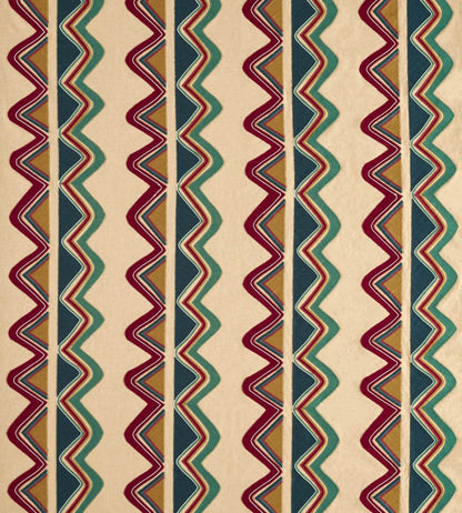 Kaleido Fabric by Harlequin Scarlet/Midnight
