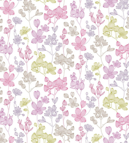 Kalina Wallpaper by Ohpopsi Pretty Pink