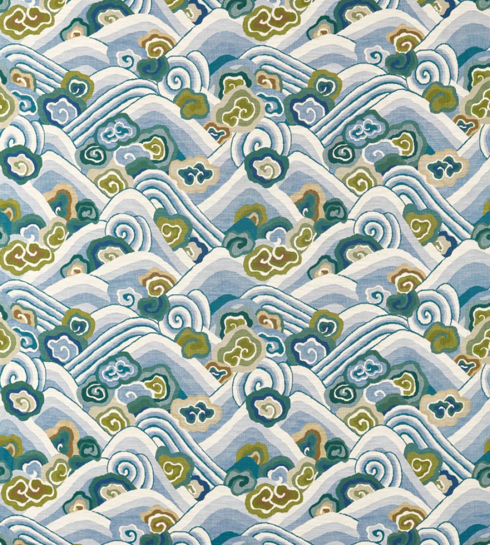 Kanagawa Fabric by Harlequin Sky/Forest