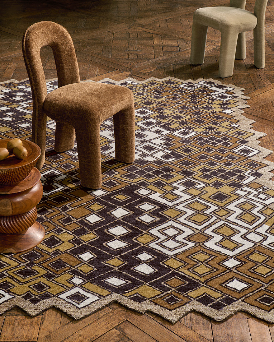 Karakoum Rug by Pierre Frey shown in a room setting (view 1)