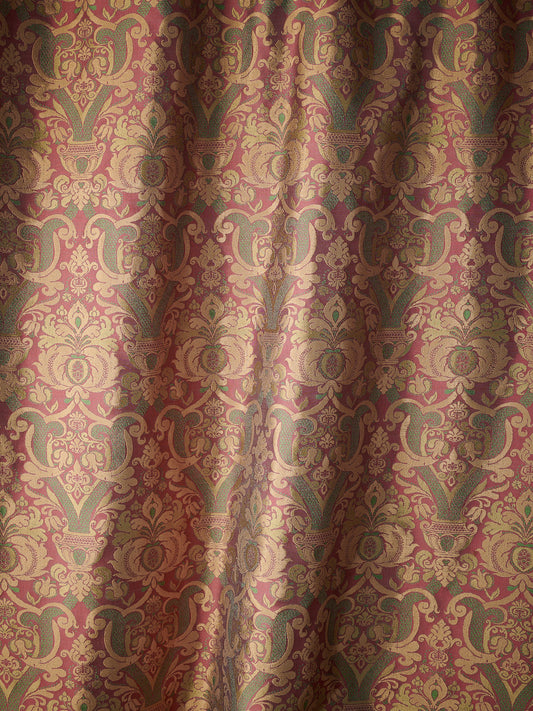 Karenina Fabric by Watts 1874 in Campari
