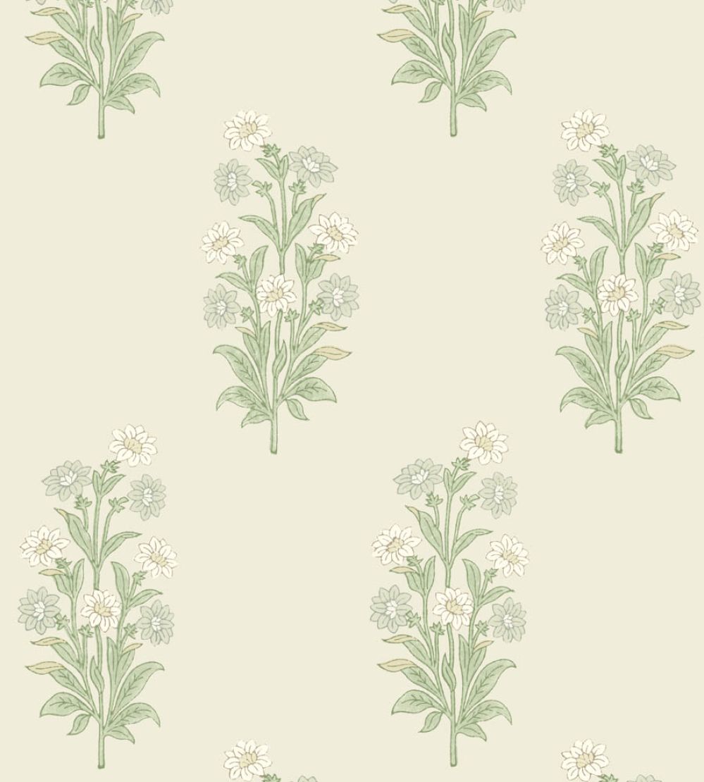 Kashmir Flower Wallpaper by DADO Ivory