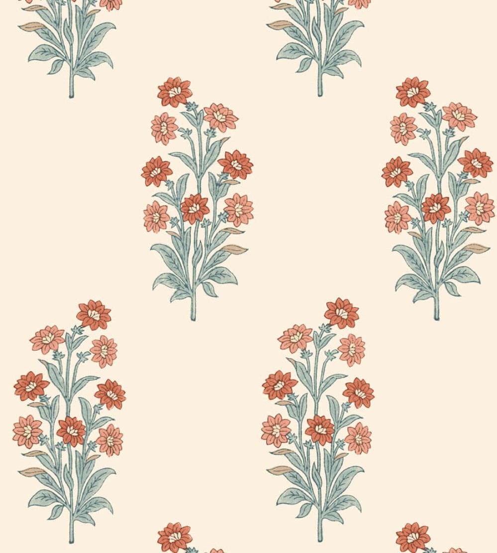 Kashmir Flower Wallpaper by DADO Red