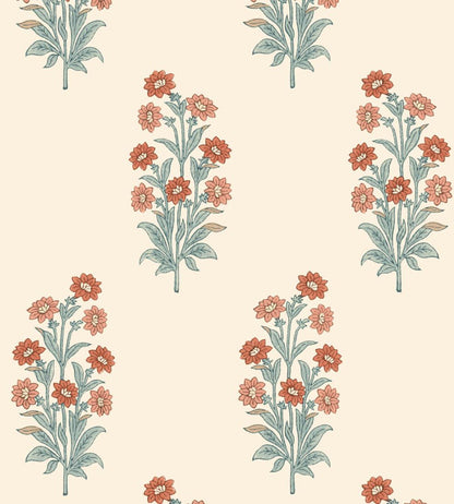 Kashmir Flower Wallpaper by DADO Red