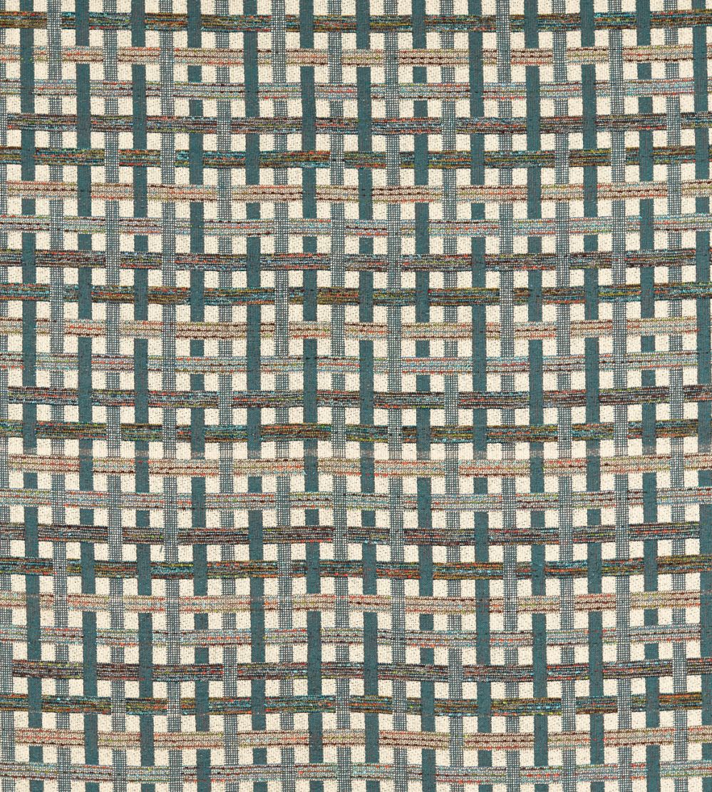 Kasper Fabric by Clarke & Clarke Kingfisher
