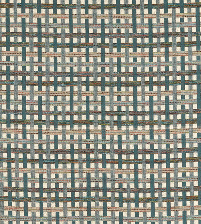 Kasper Fabric by Clarke & Clarke Kingfisher