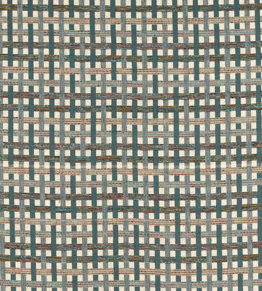 Kasper Fabric by Clarke & Clarke Kingfisher