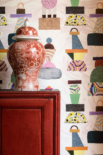 Kawachi Wallpaper by Pierre Frey shown in a room setting (view 1)
