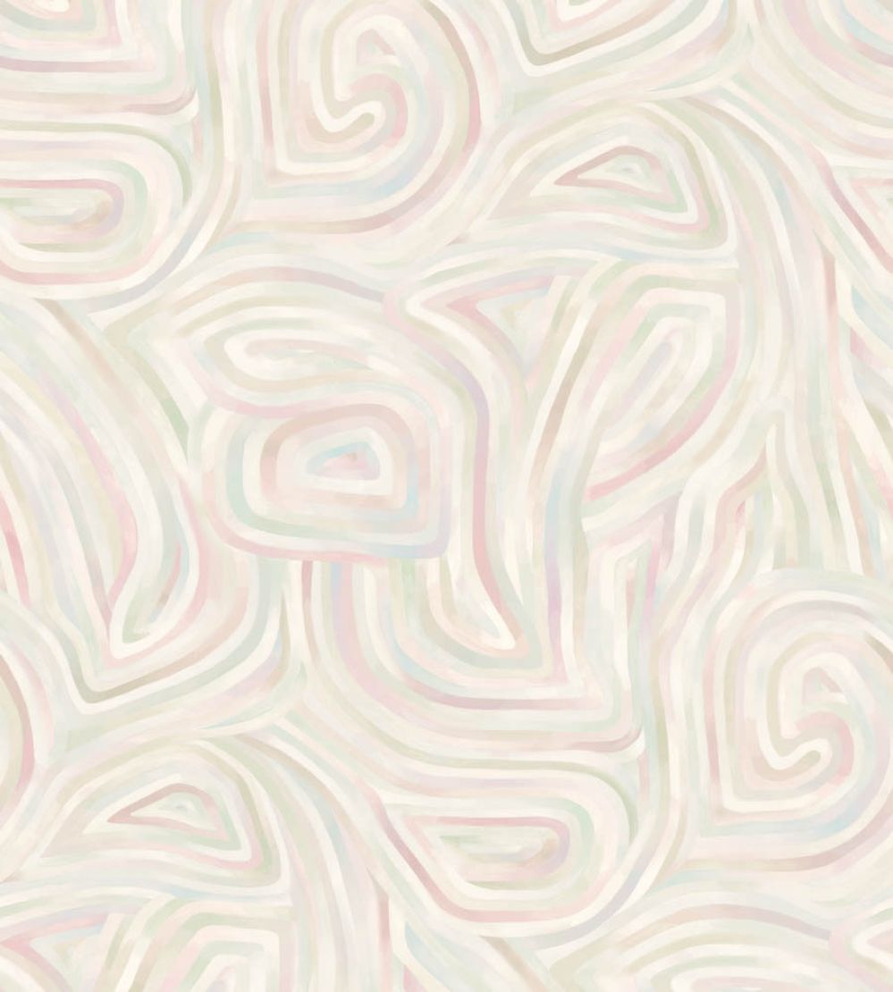 Kawakubo Wallpaper by Cole & Son Apple White & Rose