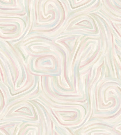Kawakubo Wallpaper by Cole & Son Apple White & Rose