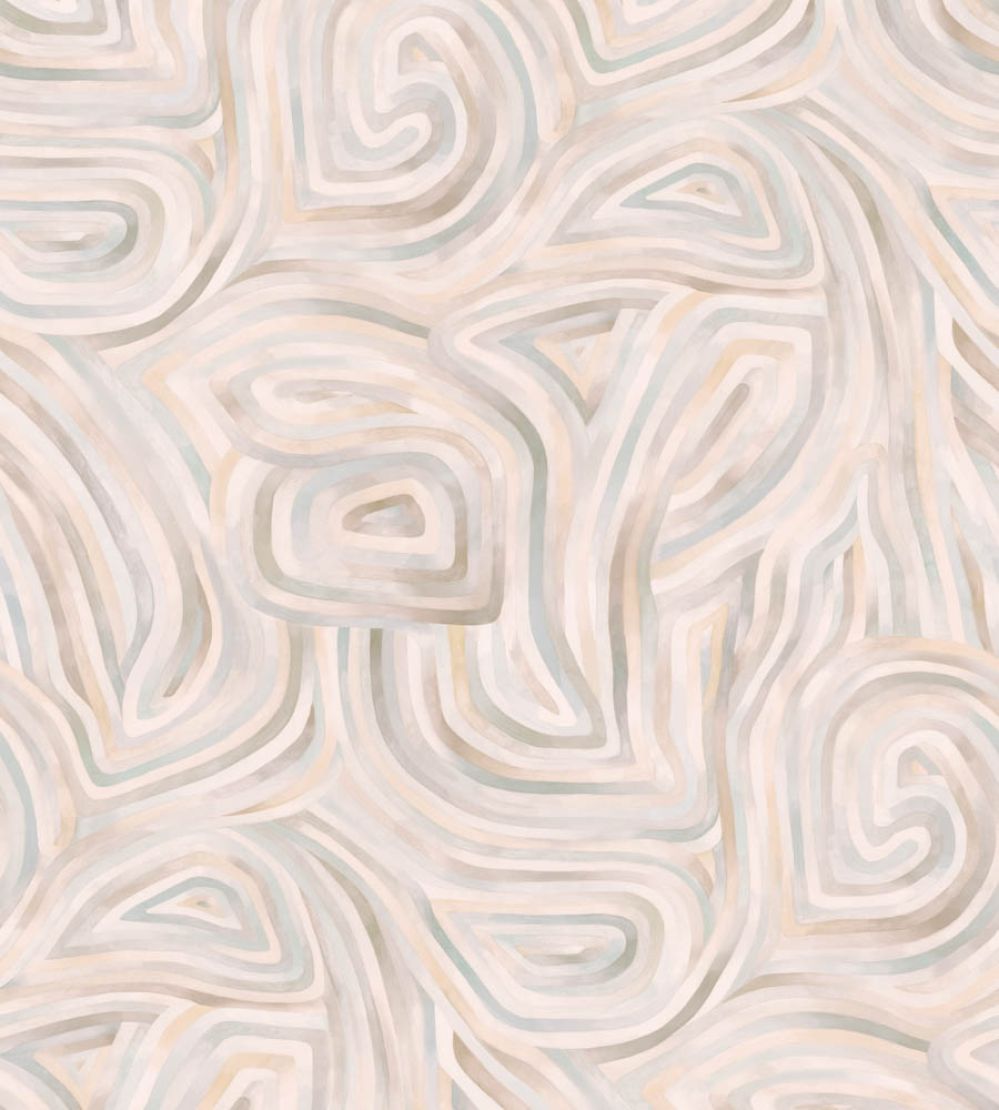 Kawakubo Wallpaper by Cole & Son Soft Apricot