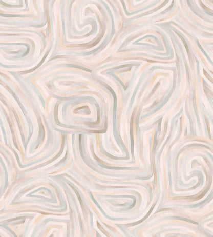 Kawakubo Wallpaper by Cole & Son Soft Apricot