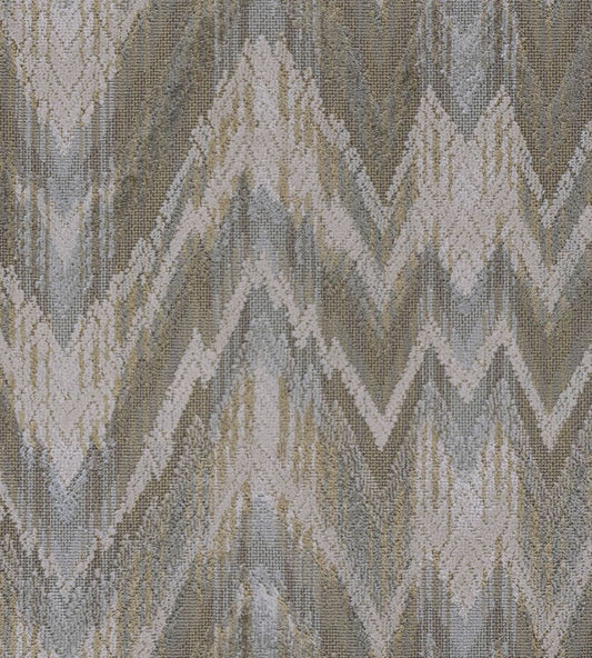 Keegan flame Fabric by Travers Neutral