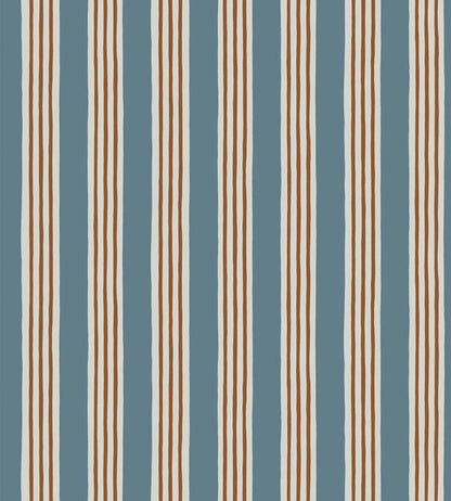 Kemble Stripe Wallpaper by Josephine Munsey Dinky, Little Ponds and Dew