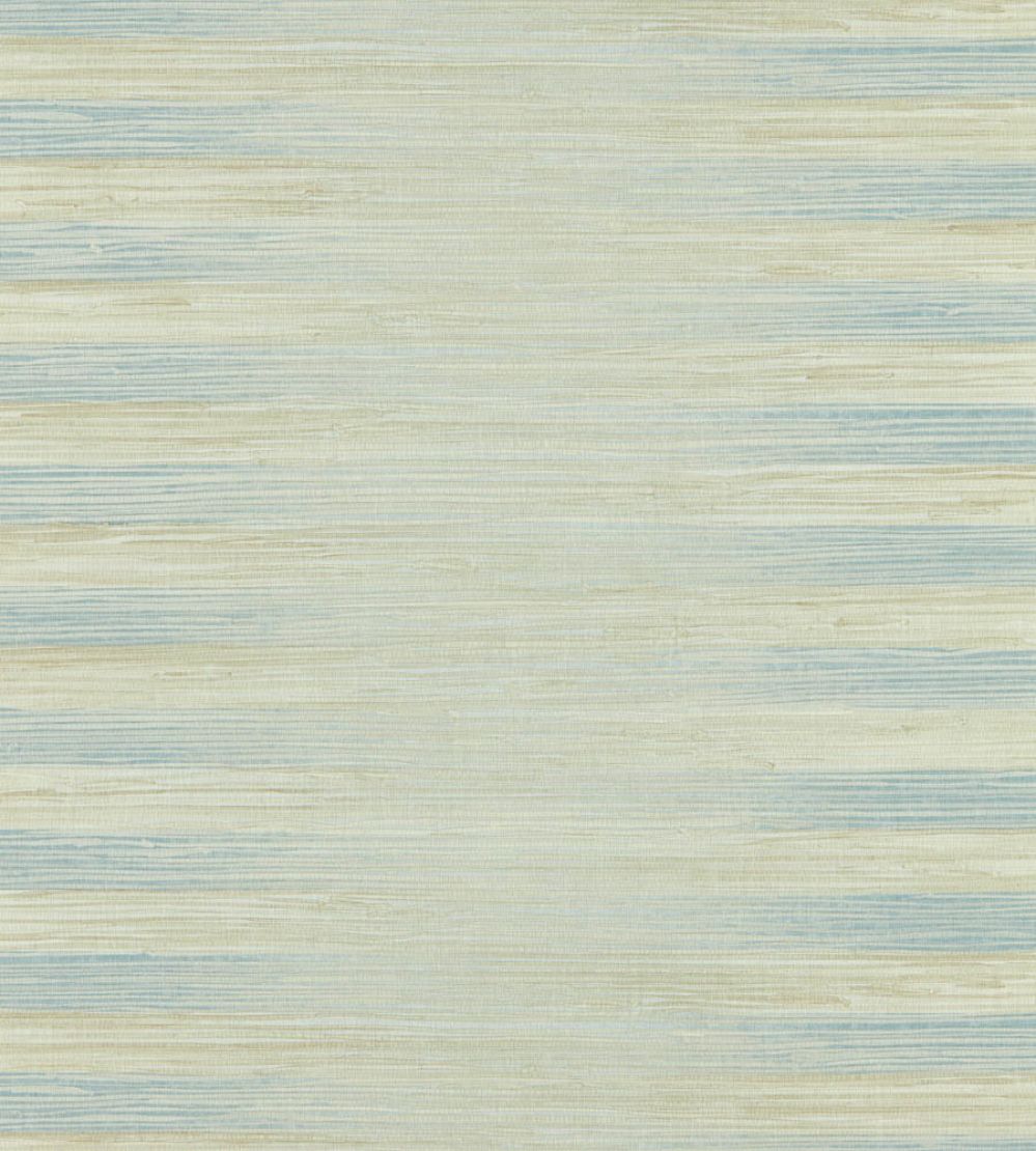 Kensington Grasscloth Wallpaper by Zoffany Indigo Wash