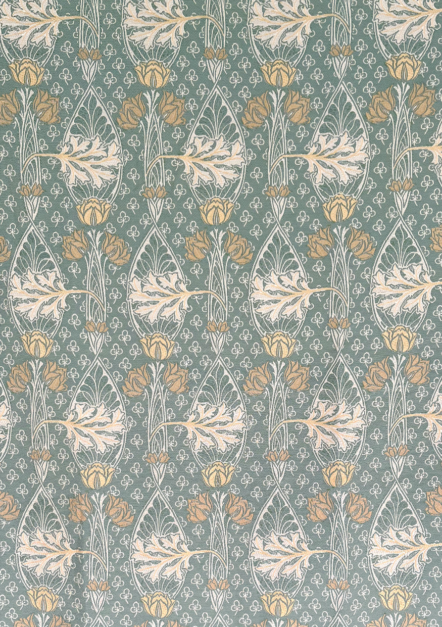 Kentchurch Fabric by Watts 1874 in Laurel Green