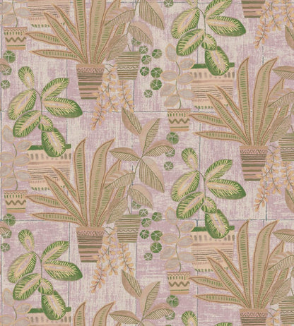 Kentis Wallpaper by Jannelli&Volpi Lilac/Green