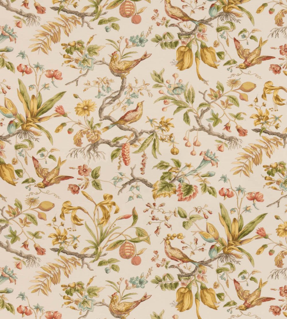 Kentwell Fabric by GP & J Baker Ochre/soft Red