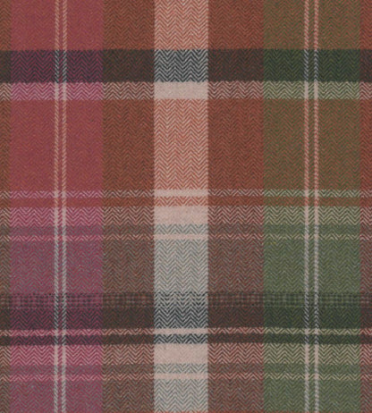 Kerschdorf Plaid Fabric by MINDTHEGAP Carrot