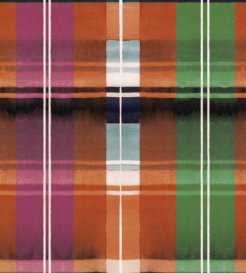 Kerschdorf Plaid Wallpaper by MINDTHEGAP Carrot