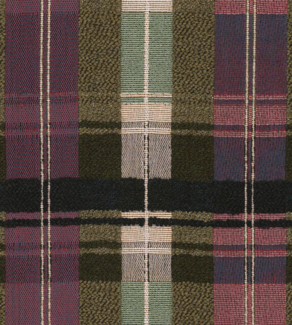 Kerschdorf Plaid Fabric by MINDTHEGAP Foliage