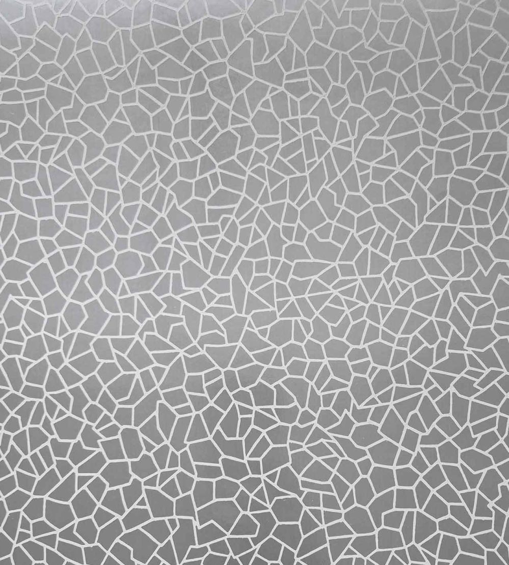 Kew Foil Wallpaper by 1838 Wallcoverings Silver Metallic