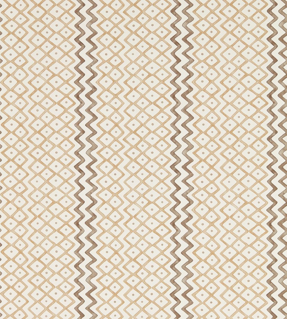 Khes Wallpaper by Sanderson Shiitake/Cocoa