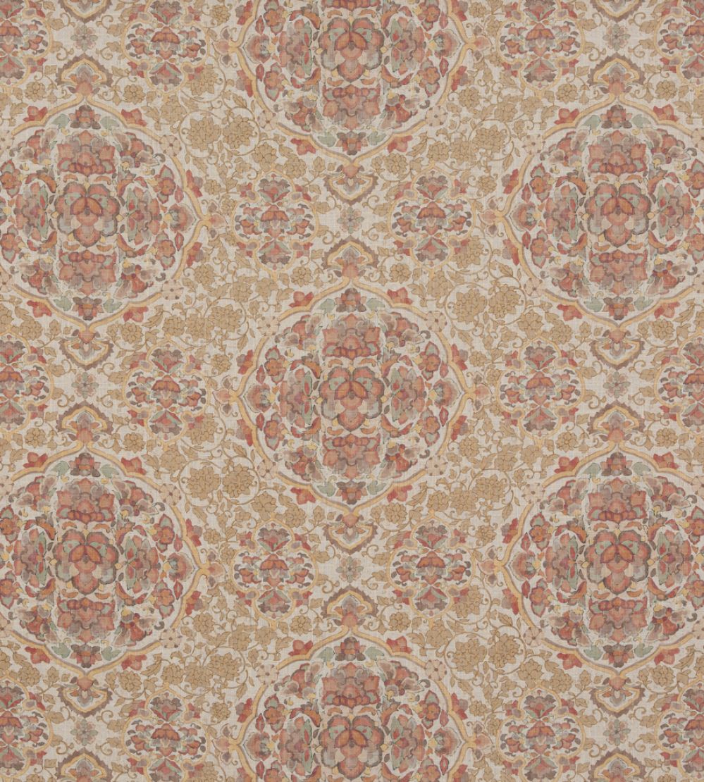 Kiana Fabric by GP & J Baker Red / Aqua