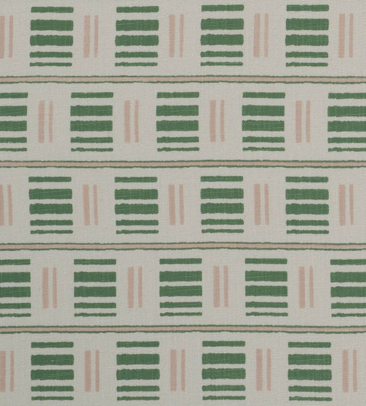 Kiftsgate Fabric by James Hare Pink/Green