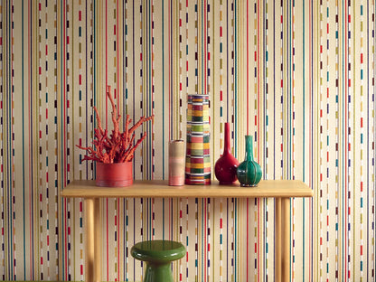 Kikori Wallpaper by Pierre Frey shown in a room setting (view 1)