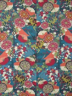 Kiku Fabric by Pierre Frey in Cobalt (F3798002)