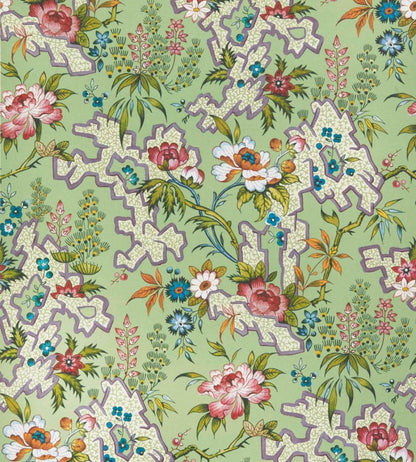 Kilburns Maze Wallpaper by 1838 Wallcoverings Verde