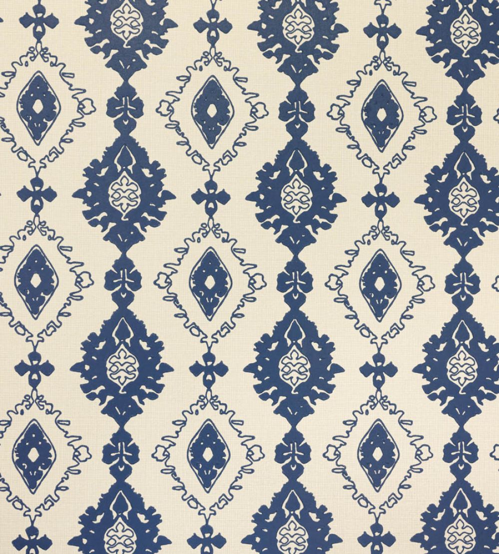 Kilim Wallpaper by Barneby Gates Navy