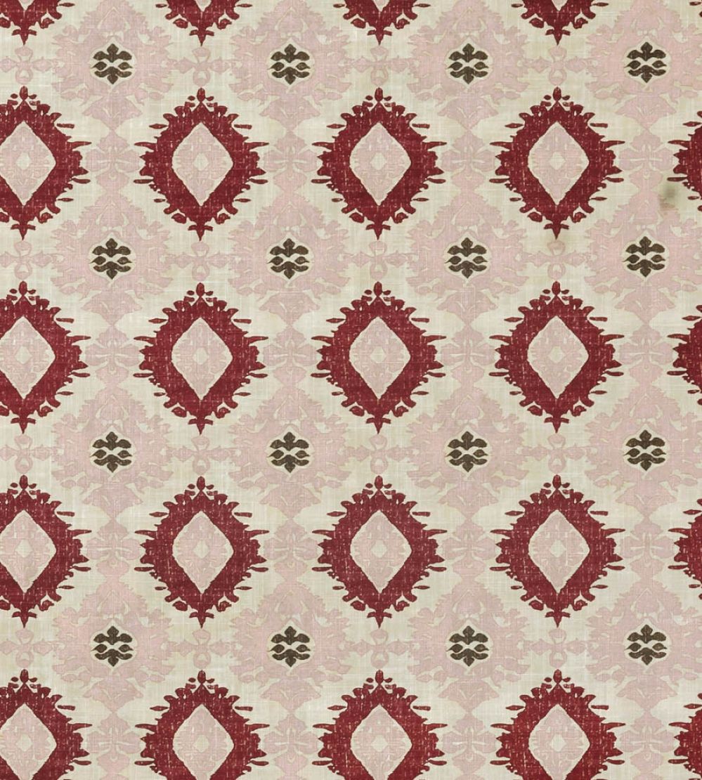 Kilim Fabric by Barneby Gates Red/Pink