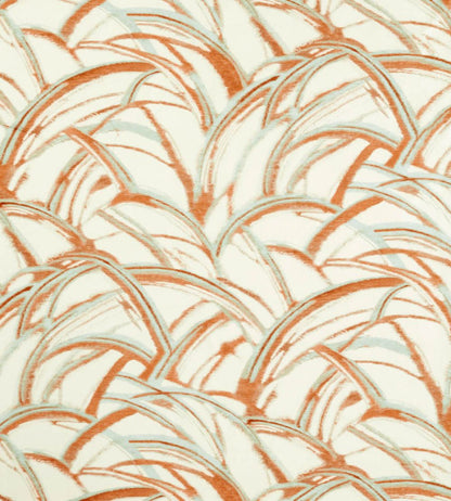 Kimono Fabric by Harlequin Paprika/Seaglass