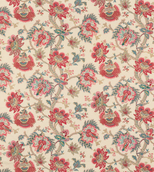 Kingham Fabric by GP & J Baker Red/Blue