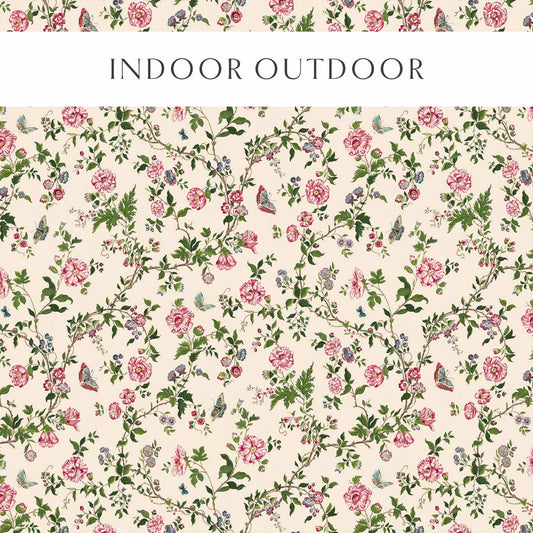 King's Rose Outdoor Chintz fabric by Sanderson