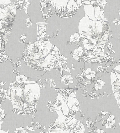 Kintsugi Pot Wallpaper by Jannelli&Volpi Grey