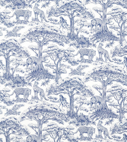 Kisumu Fabric by Clarke & Clarke Midnight