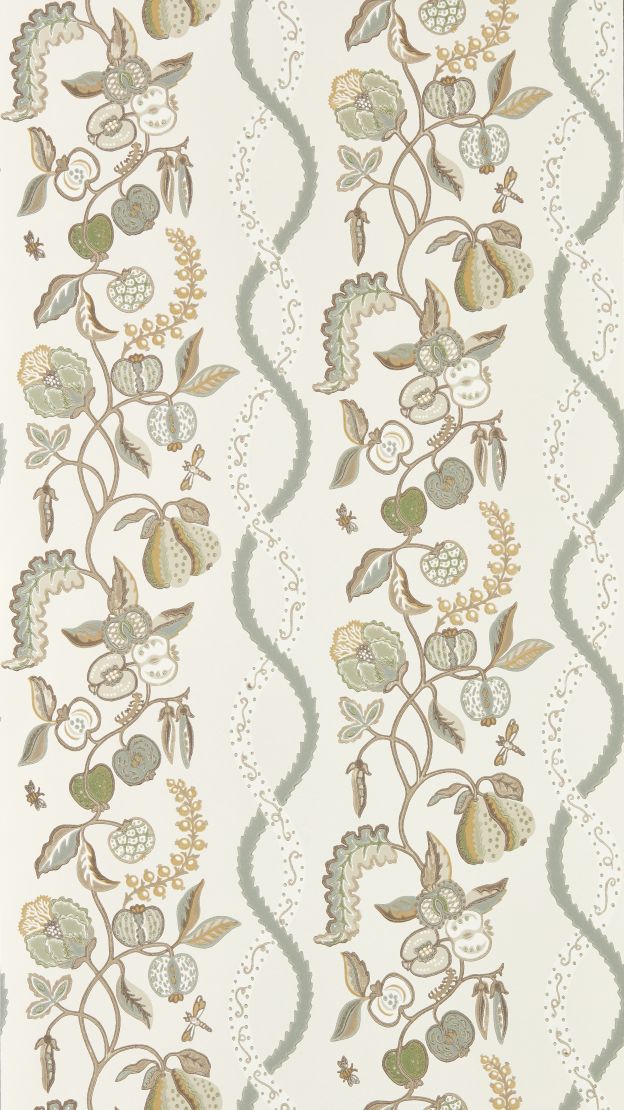 Kitchen Garden Wallpaper by Sanderson Gloucestershire Pear