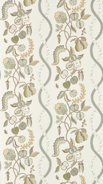 Kitchen Garden Wallpaper by Sanderson Gloucestershire Pear