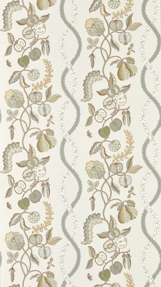 Kitchen Garden Wallpaper by Sanderson Gloucestershire Pear