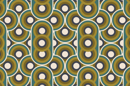 Kitsch Green wallpaper by Hovia