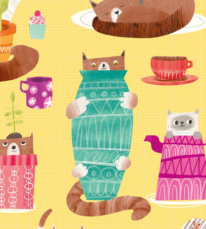 Kitten Kaboodle Wallpaper by Ohpopsi Dandelion