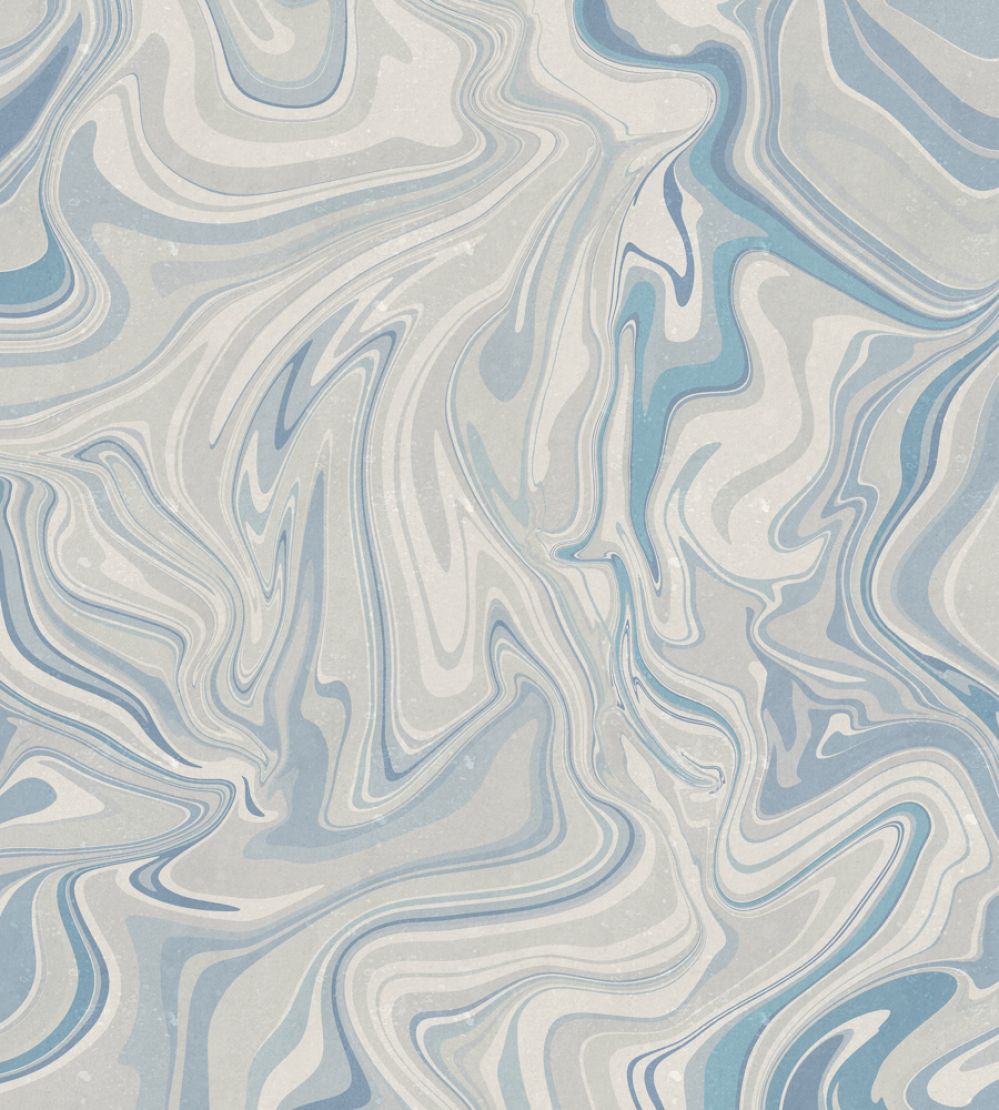 Klint Mural by Sandberg Misty Blue