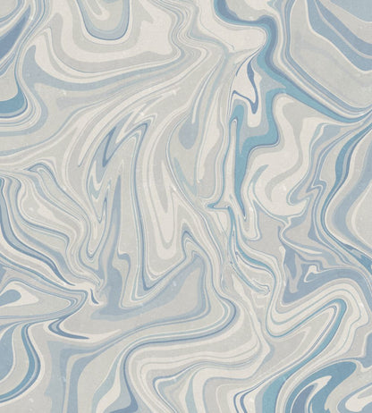 Klint Mural by Sandberg Misty Blue